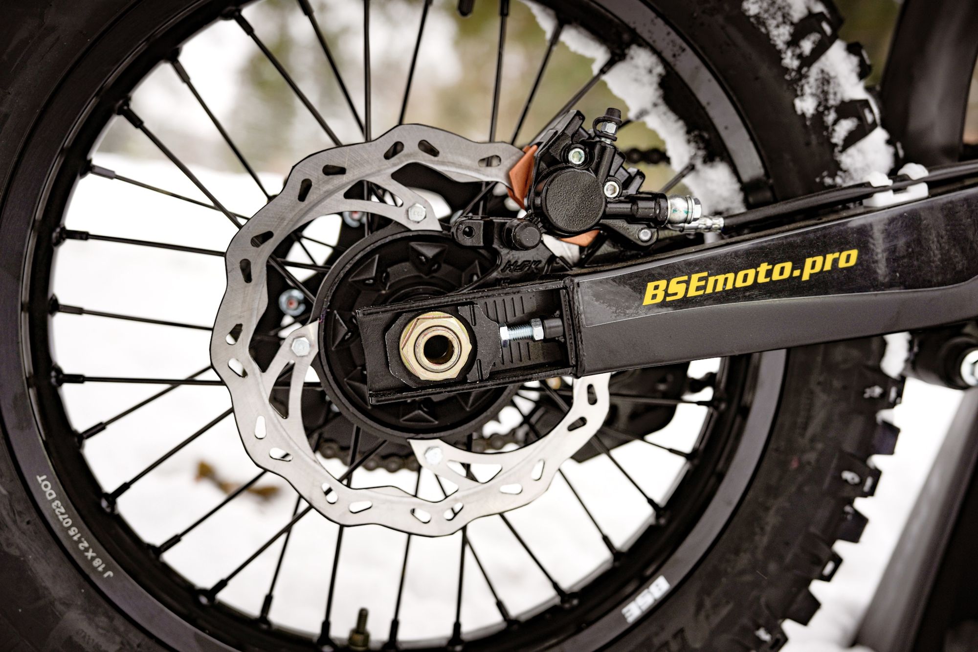 Эндуро / кроссовый мотоцикл BSE Z9 Yellow Metallic T (ZS175FMM-5)