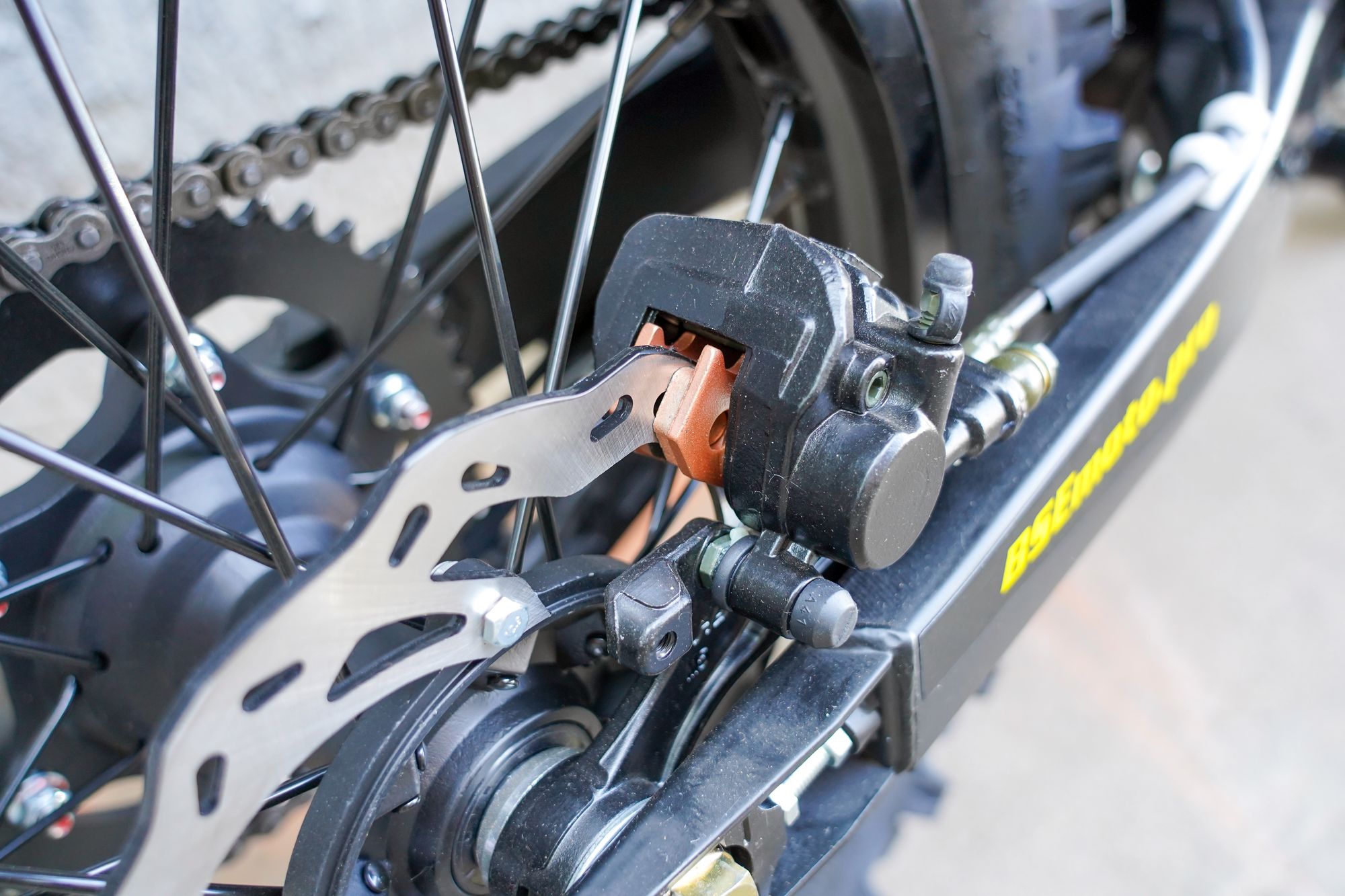 Эндуро / кроссовый мотоцикл BSE Z9 Yellow Metallic S (ZS175 FMM-5)