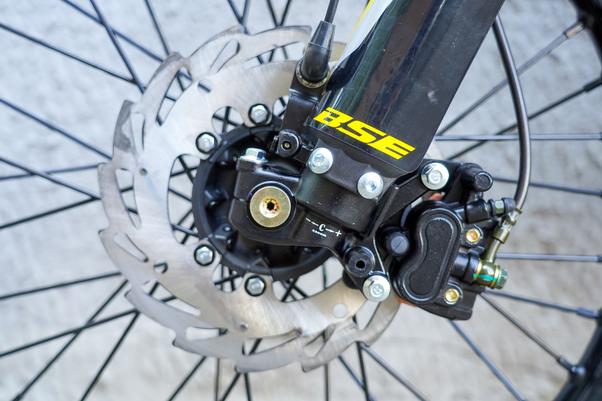 Эндуро / кроссовый мотоцикл BSE Z9 Yellow Metallic S (ZS175 FMM-5)