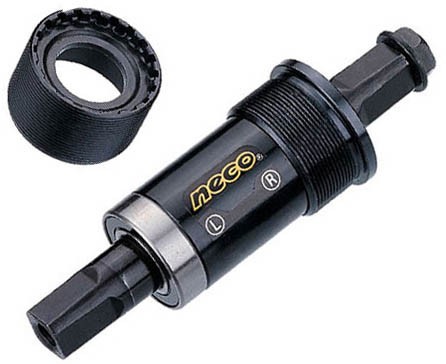 Каретка Neco B910HAL 68х122,5 mm 2 промподшипника на квадрат