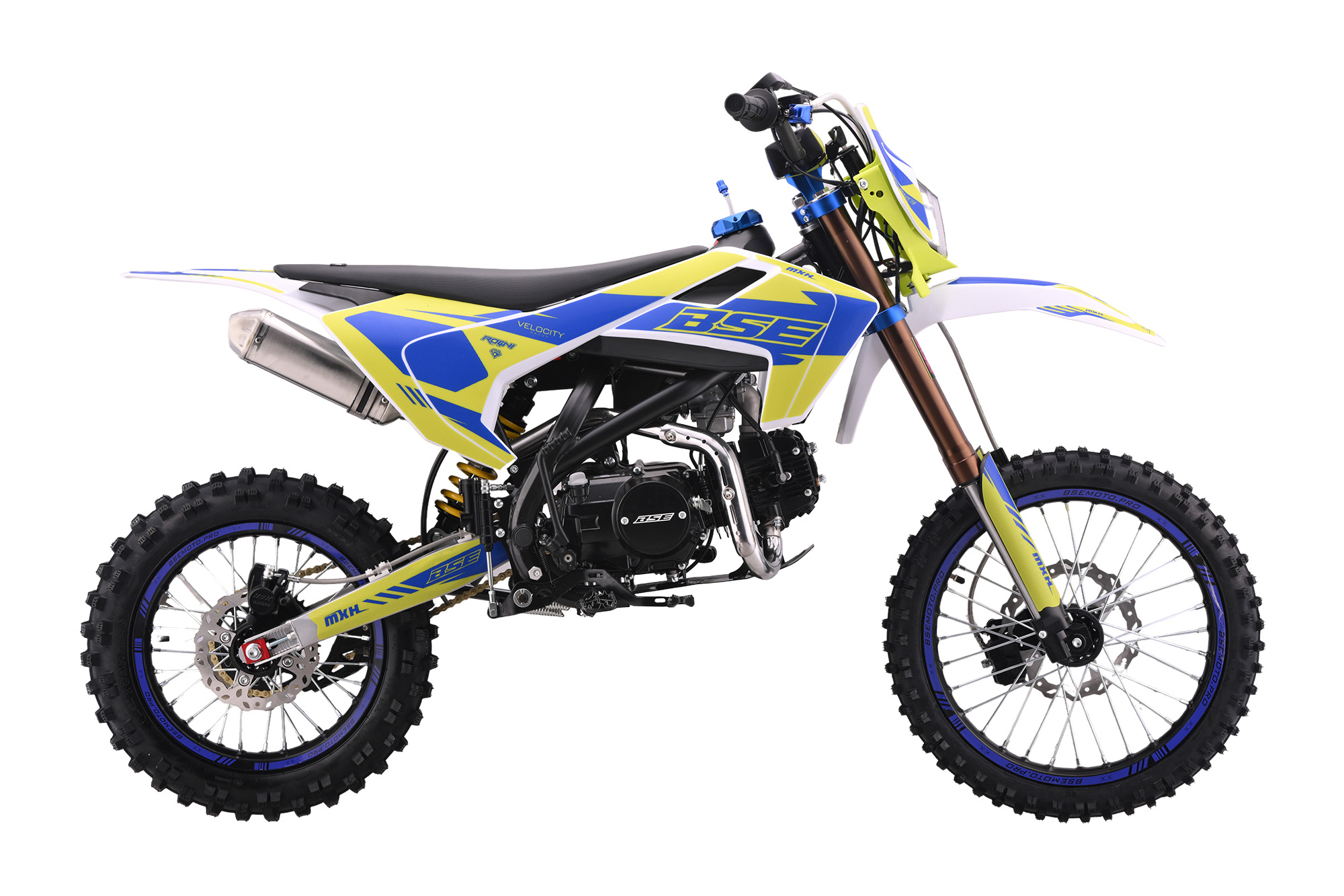 Питбайк BSE MXH 125 17/14 RAPT Green\Blue