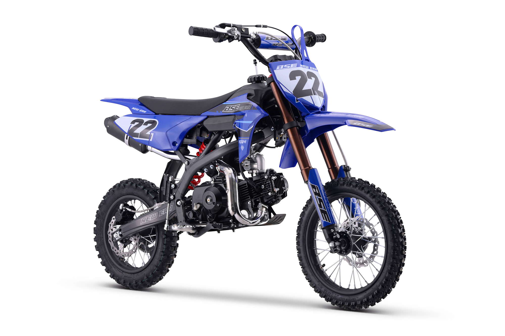 Питбайк BSE NEW ERA 110e Blue Reed 14/12 (Автомат КПП) full auto