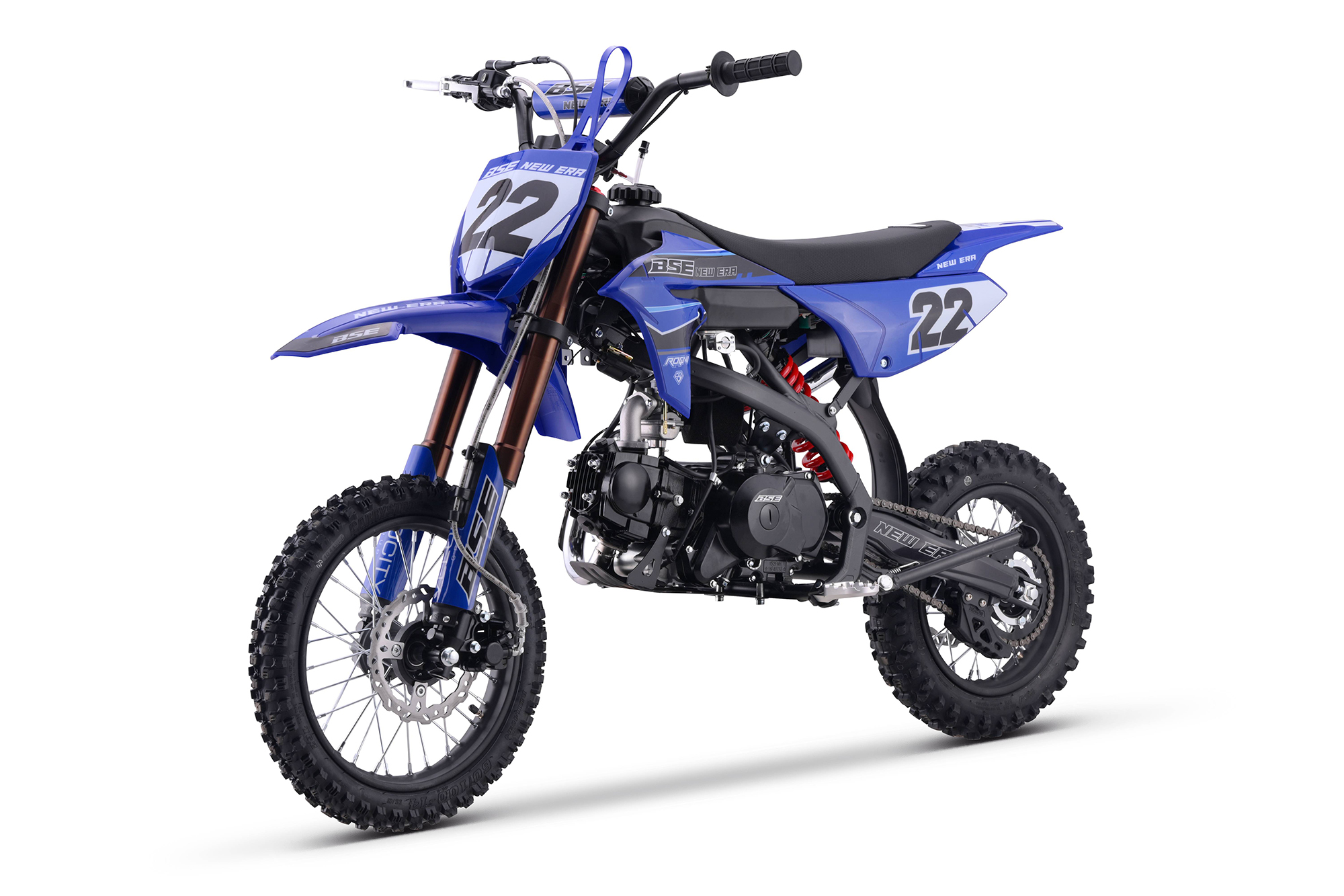 Питбайк BSE NEW ERA 110e Blue Reed 14/12 (Автомат КПП) full auto
