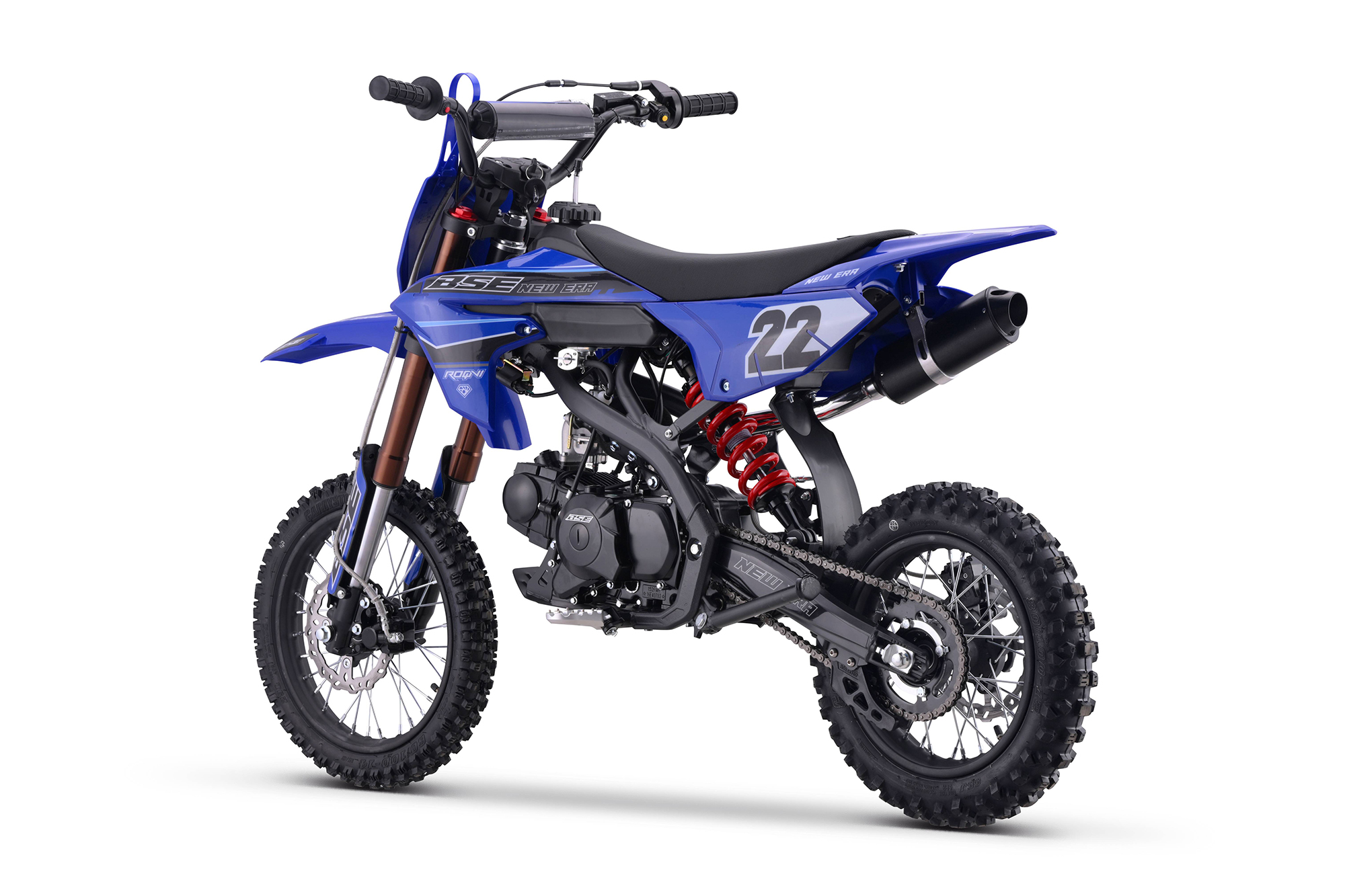 Питбайк BSE NEW ERA 110e Blue Reed 14/12 (Автомат КПП) full auto