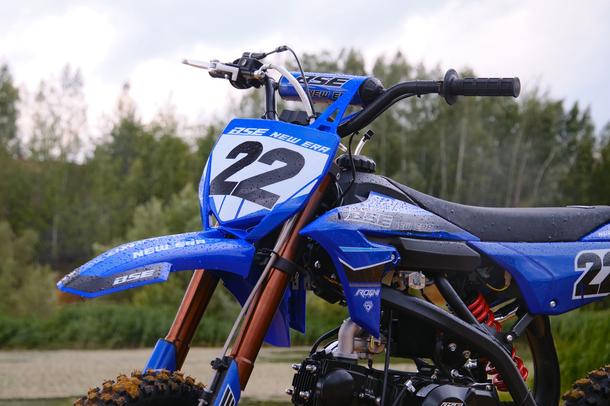 Питбайк BSE NEW ERA 110e Blue Reed 14/12 (Автомат КПП) full auto