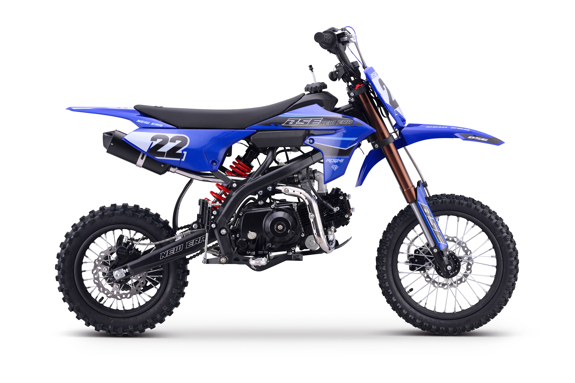 Питбайк BSE NEW ERA 110e Blue Reed 14/12 (Автомат КПП) full auto