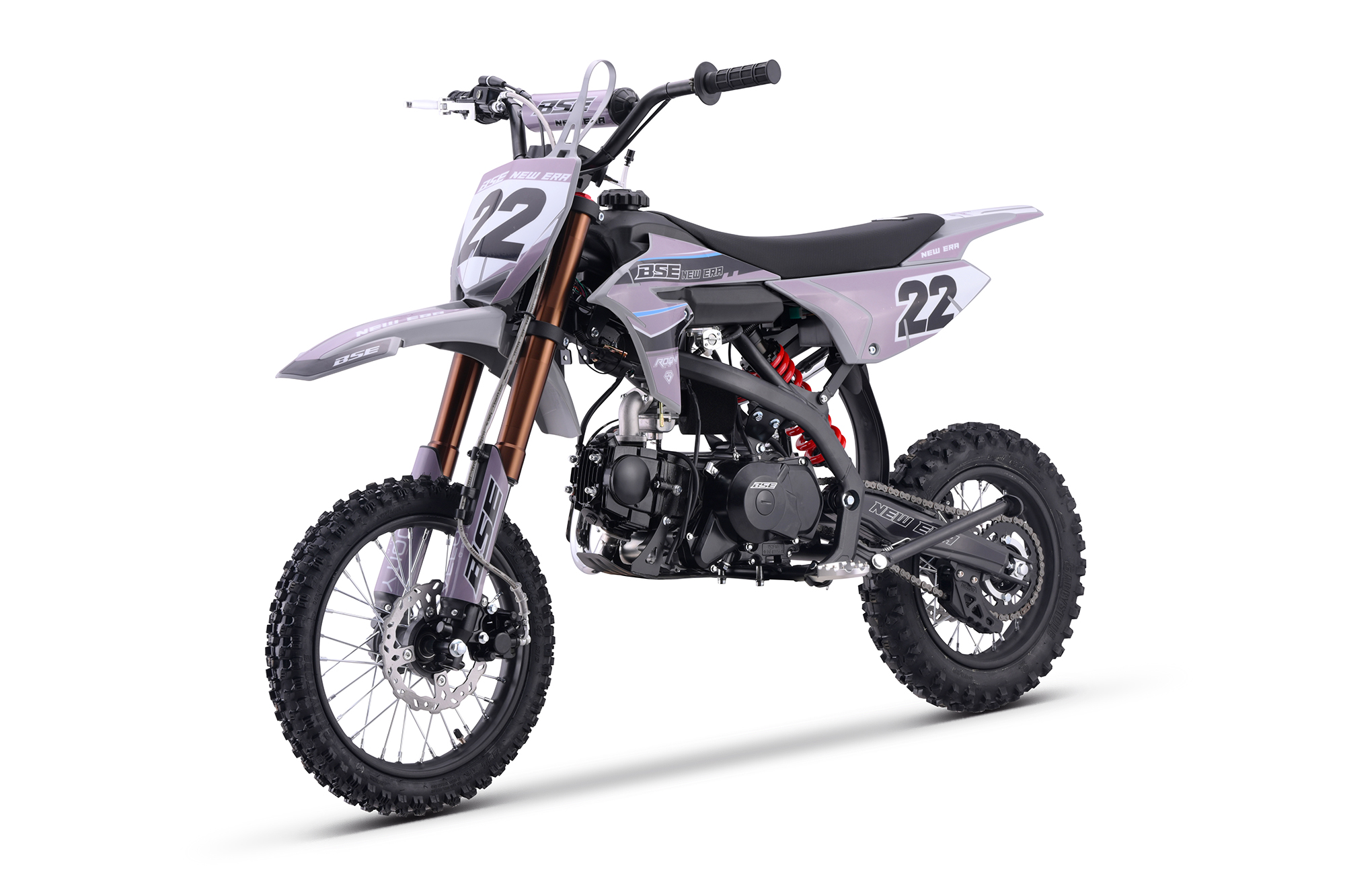 Питбайк BSE NEW ERA 110e Gray Reed 14/12 (Автомат КПП) full auto