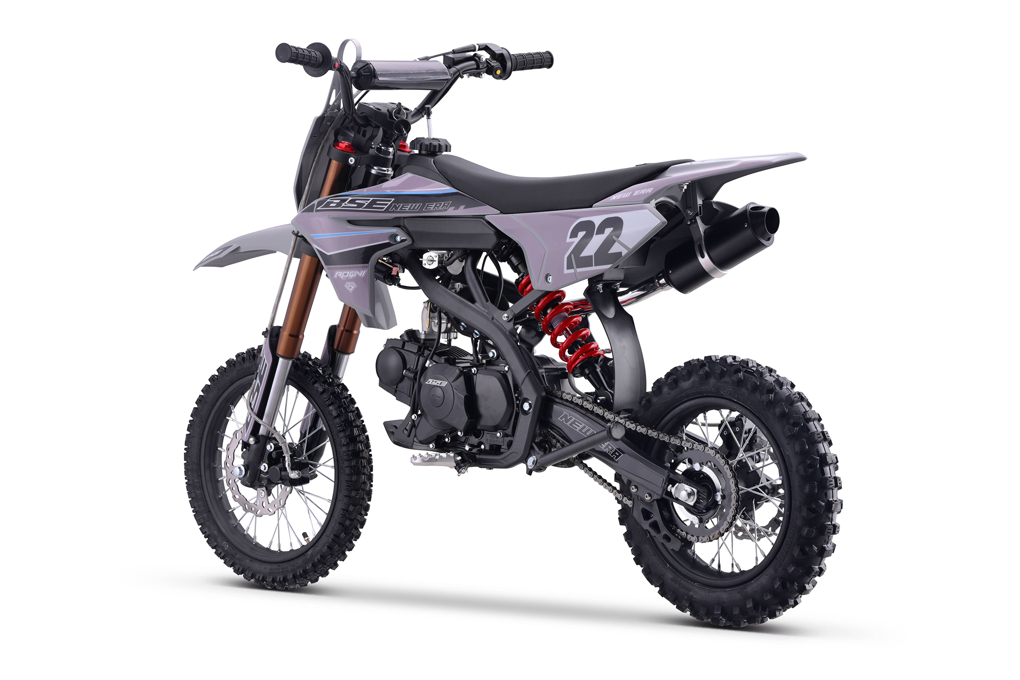 Питбайк BSE NEW ERA 110e Gray Reed 14/12 (Автомат КПП) full auto