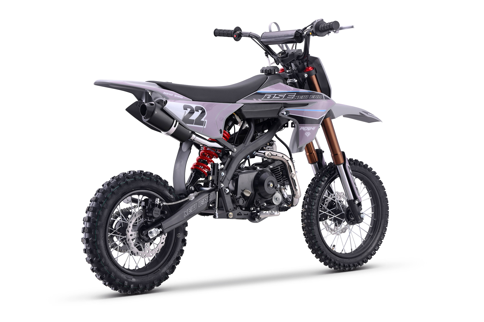 Питбайк BSE NEW ERA 110e Gray Reed 14/12 (Автомат КПП) full auto