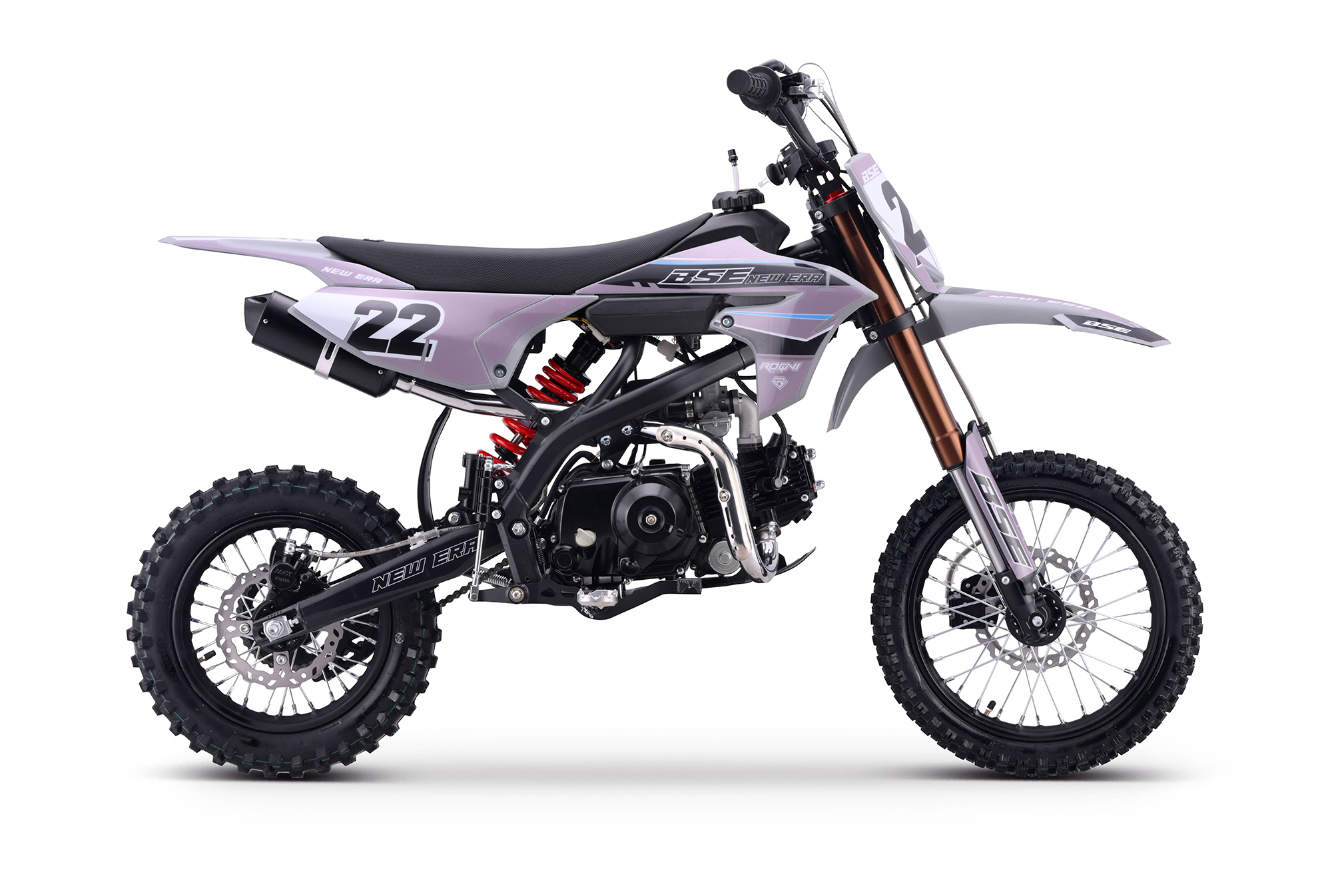 Питбайк BSE NEW ERA 110e Gray Reed 14/12 (Автомат КПП) full auto