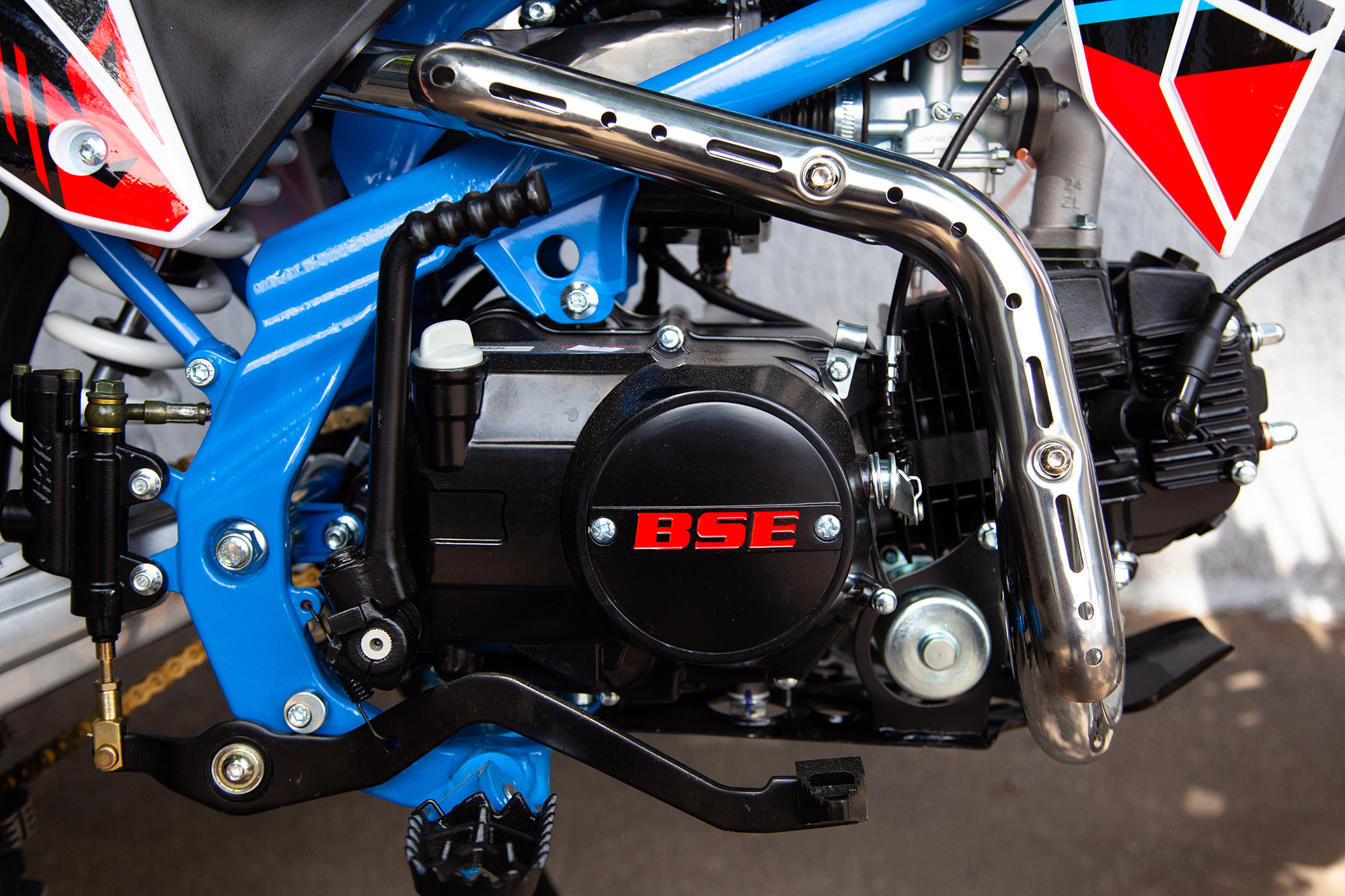 Питбайк BSE PH 125e 17/14 (ZS) Power Blue 4