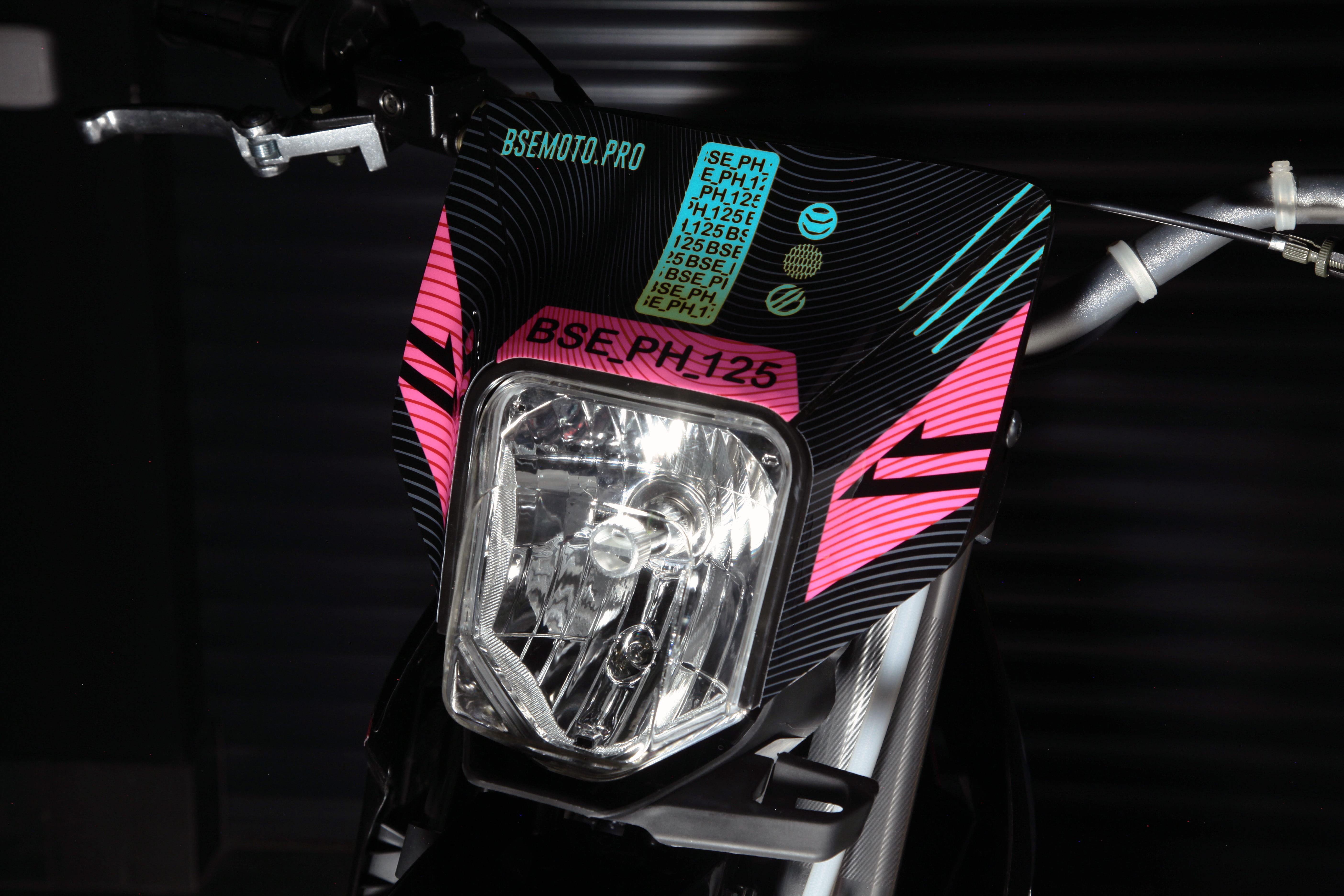 Питбайк BSE PH 125 17/14 AK47 Aquamarine (050)