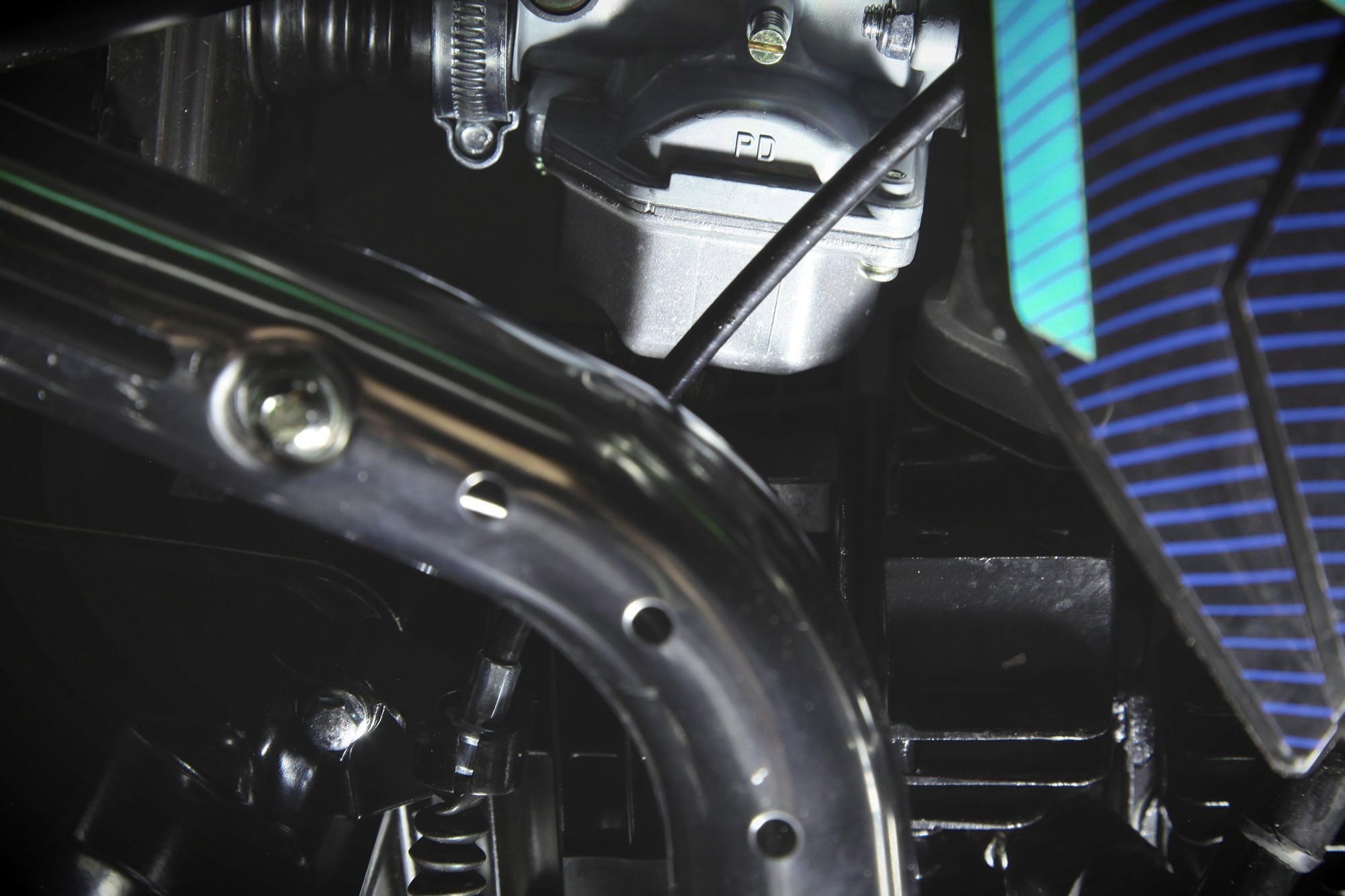 Питбайк BSE PH 125 17/14 AK47 Aquamarine (050)