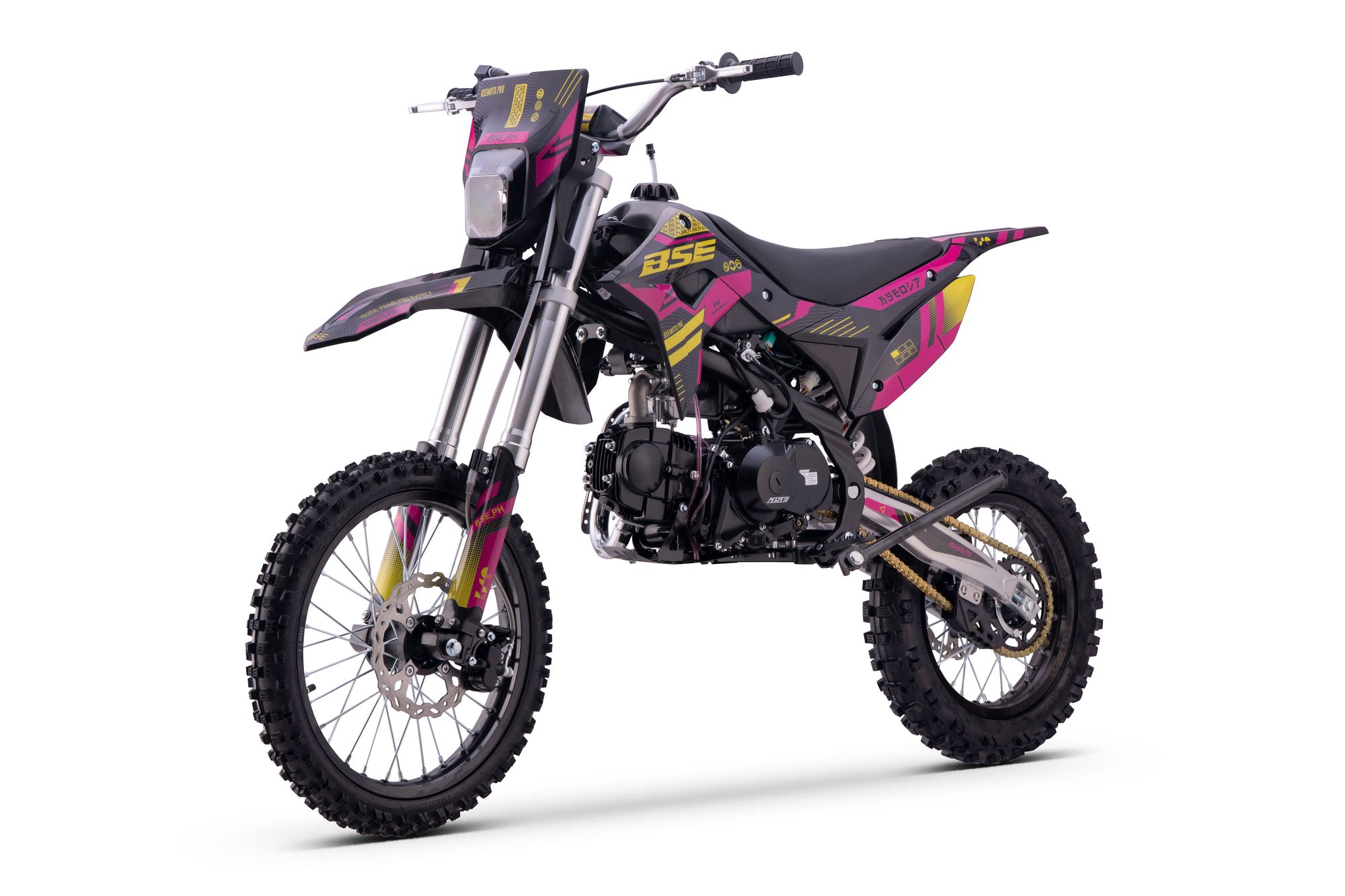 Питбайк BSE PH 125 17/14 AK47 Yellow (040)