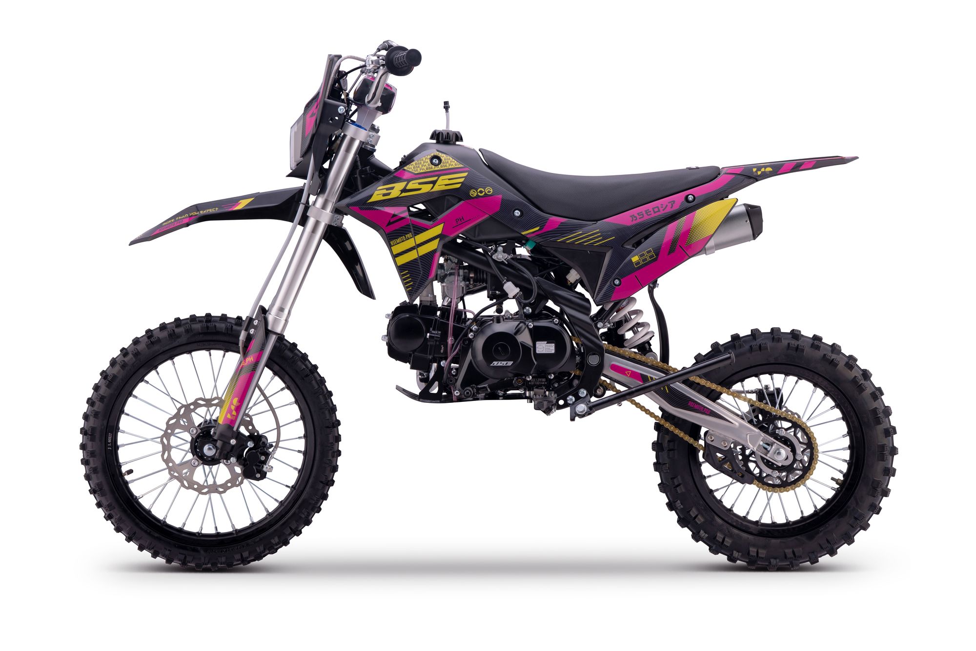 Питбайк BSE PH 125 17/14 AK47 Yellow (040)