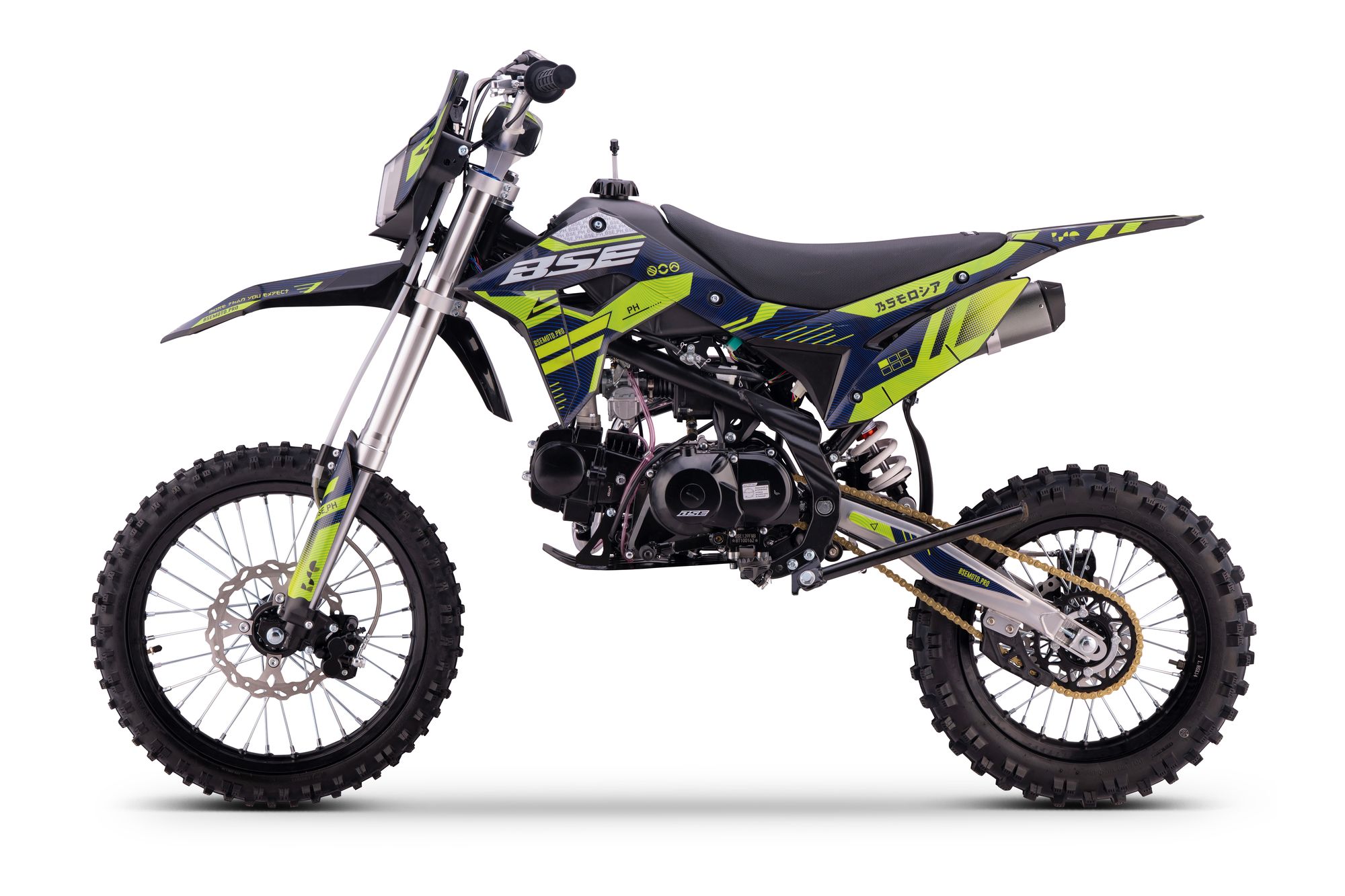 Питбайк BSE PH 125 17/14 AK47 Green (030)