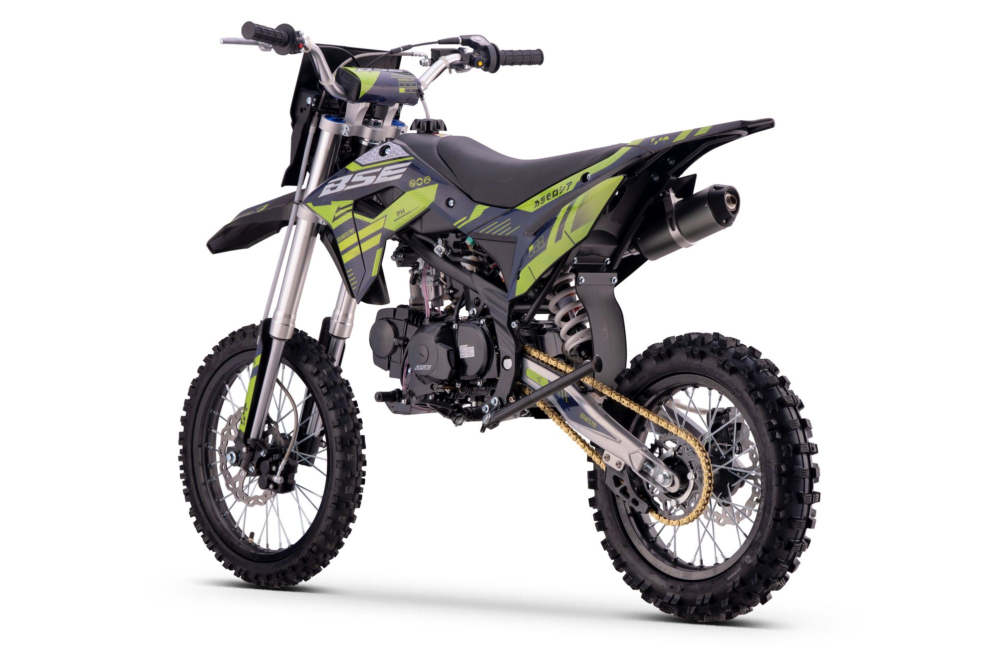 Питбайк BSE PH 125 17/14 AK47 Green (030)