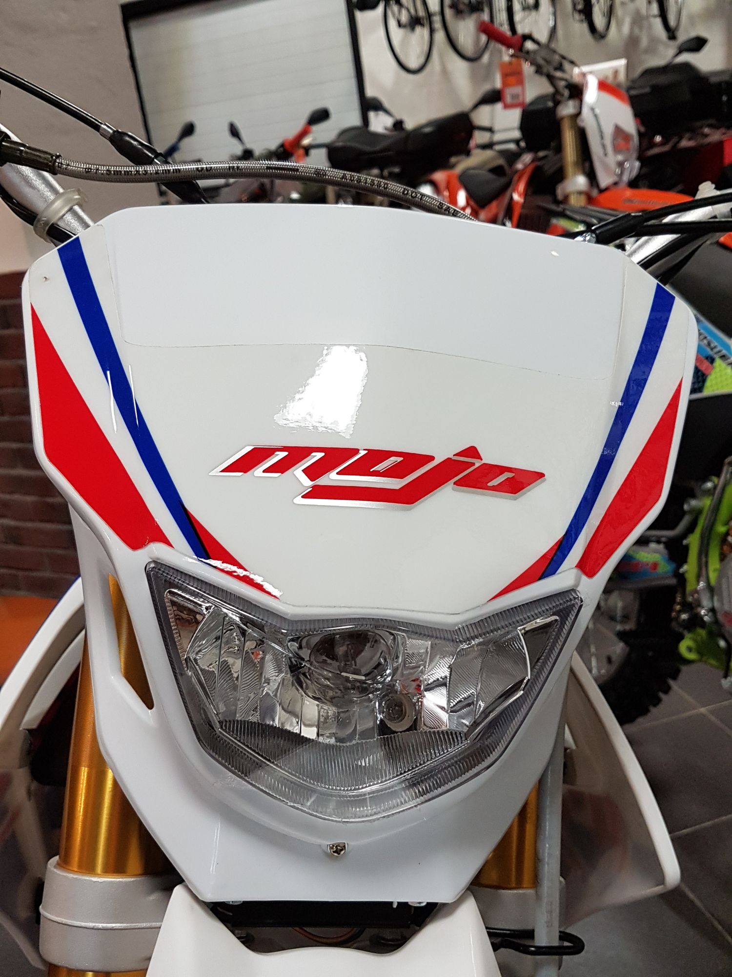 Кроссовый мотоцикл BSE J1-250e naked 21/18 (2018) синий