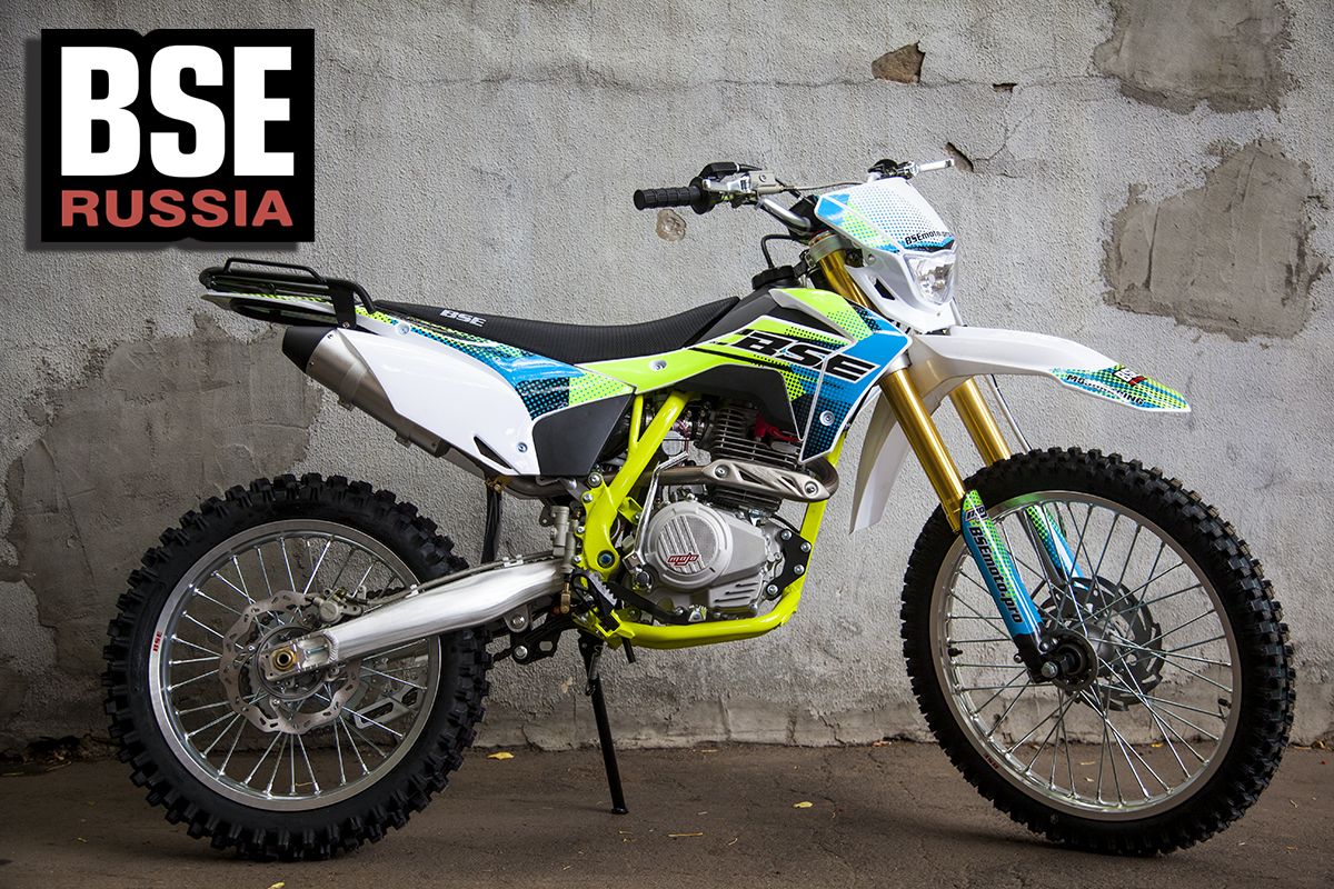 Кроссовый мотоцикл BSE J2 250e 19/16 Crazy lemon 3