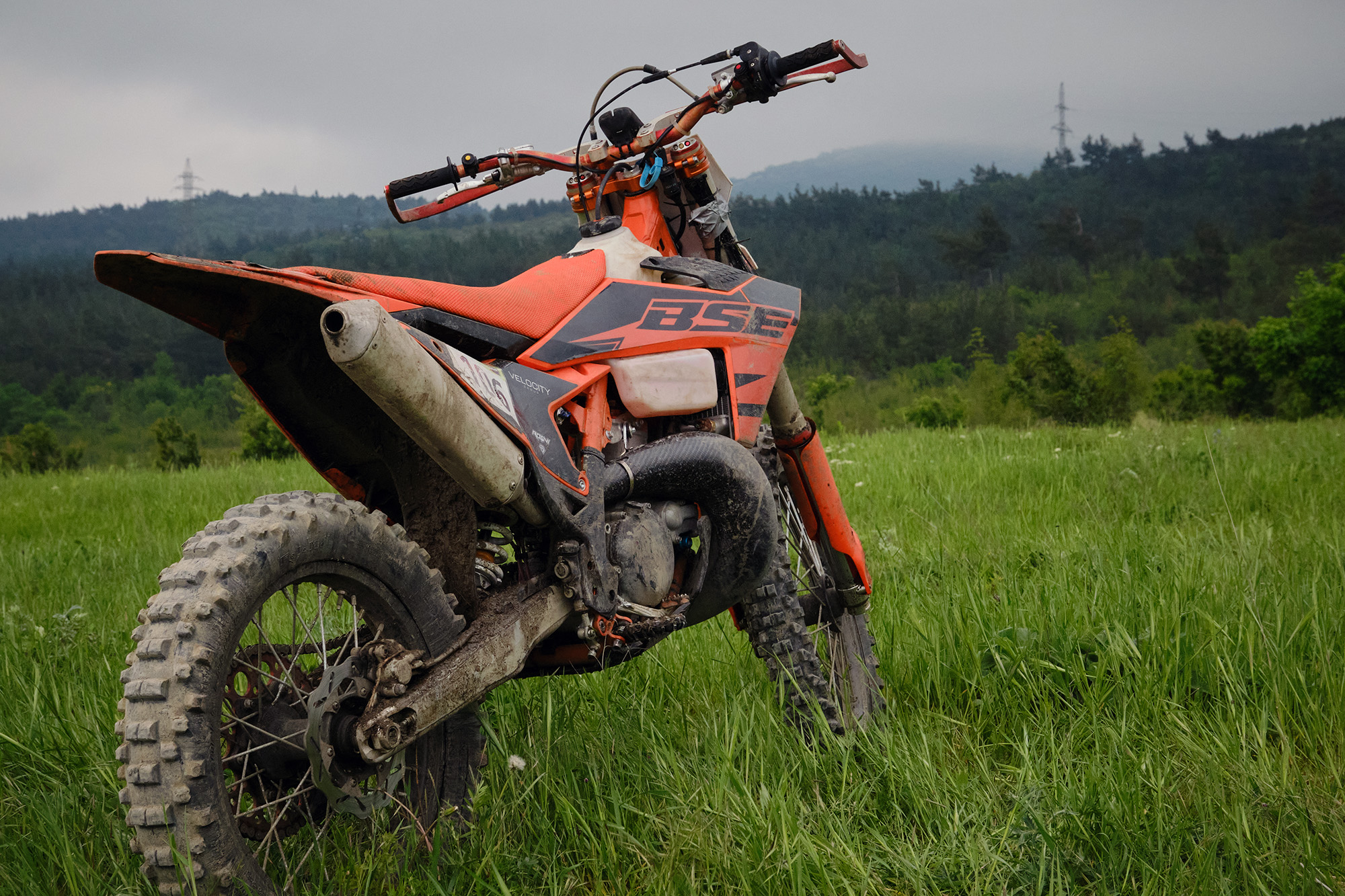 Эндуро / кроссовый мотоцикл BSE TS 300R Test