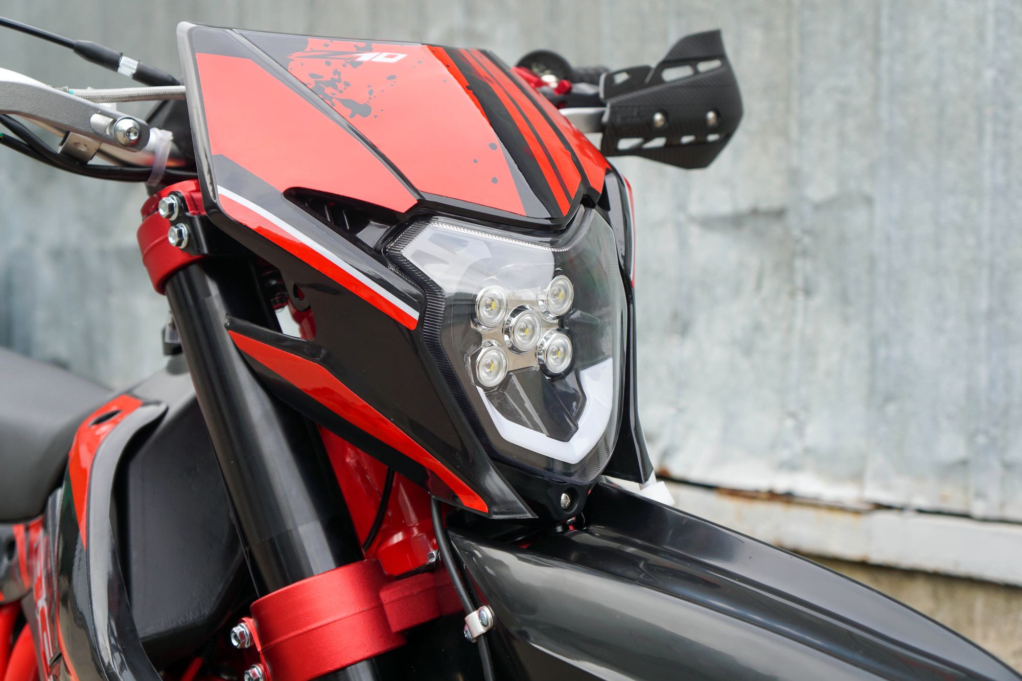 Эндуро / кроссовый мотоцикл BSE Z10 Red Black (ZS172 FMM-7)