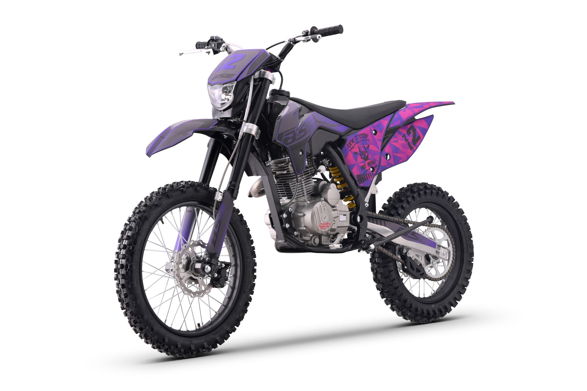 Эндуро / кроссовый мотоцикл BSE Z2 L 19\16 Split Purple