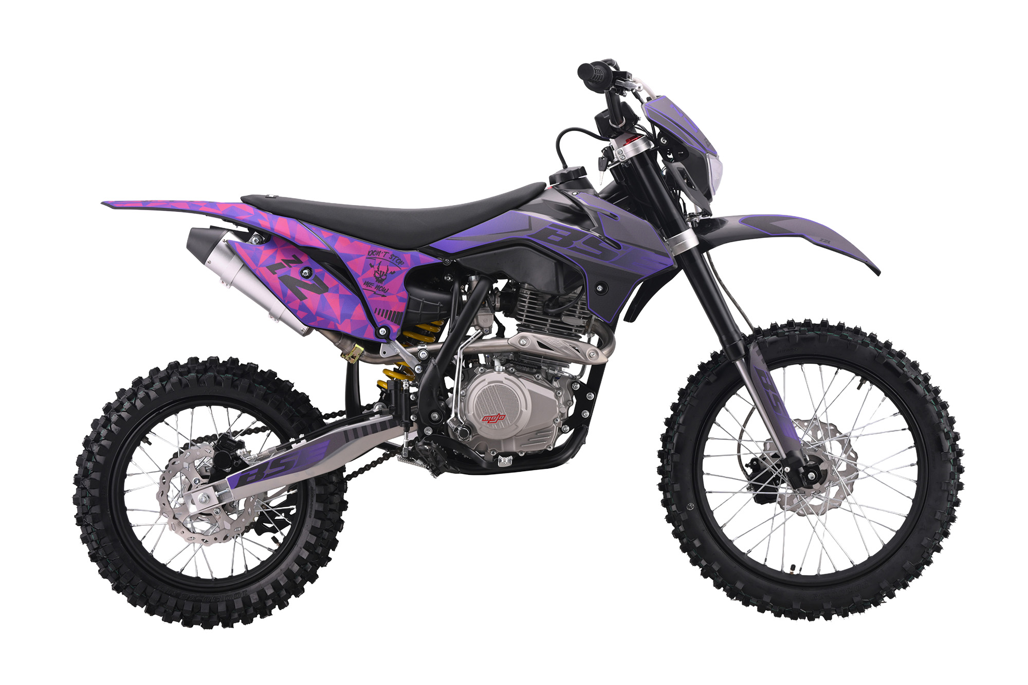 Эндуро / кроссовый мотоцикл BSE Z2 L 19\16 Split Purple