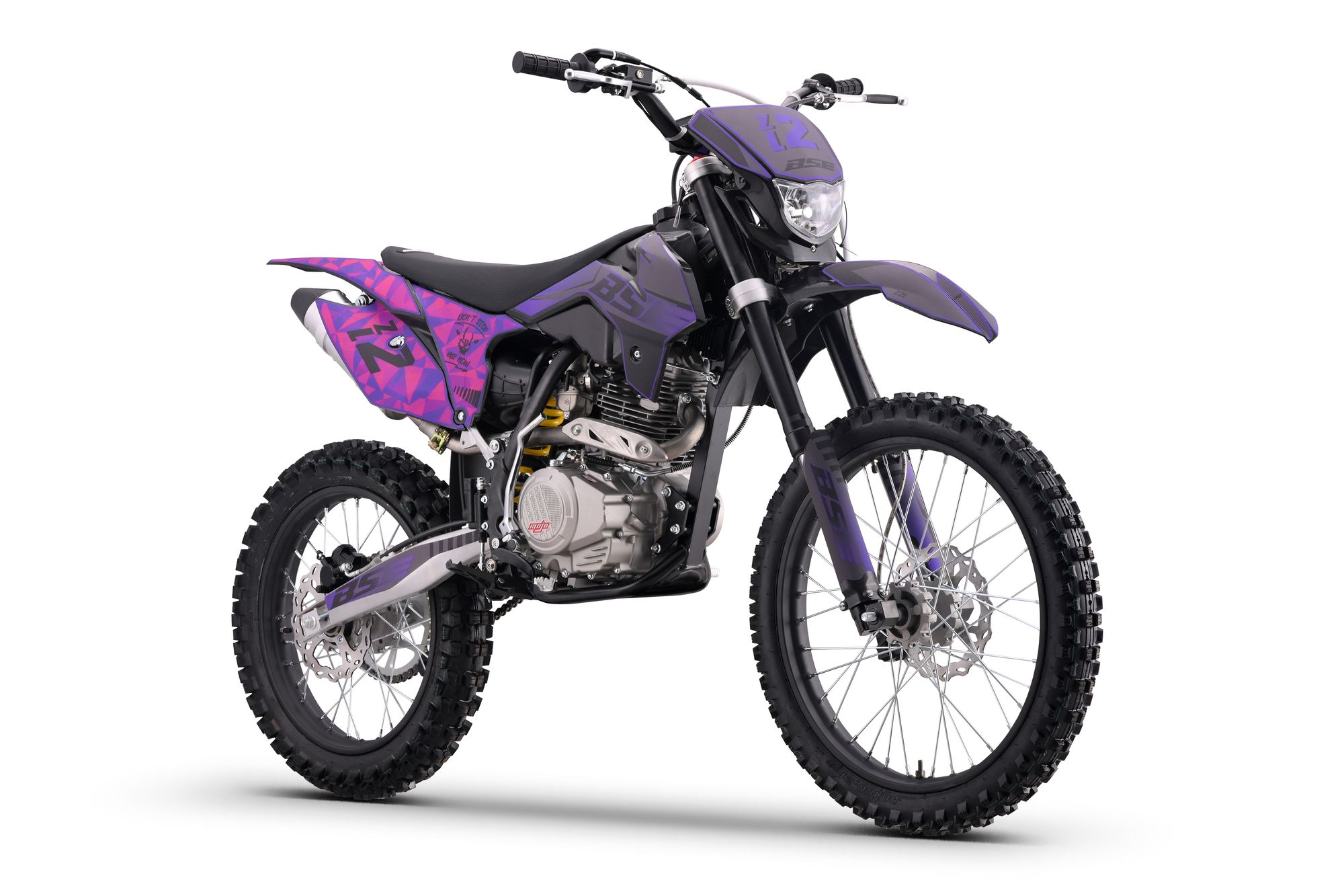 Эндуро / кроссовый мотоцикл BSE Z2 L 21\18 Split Purple