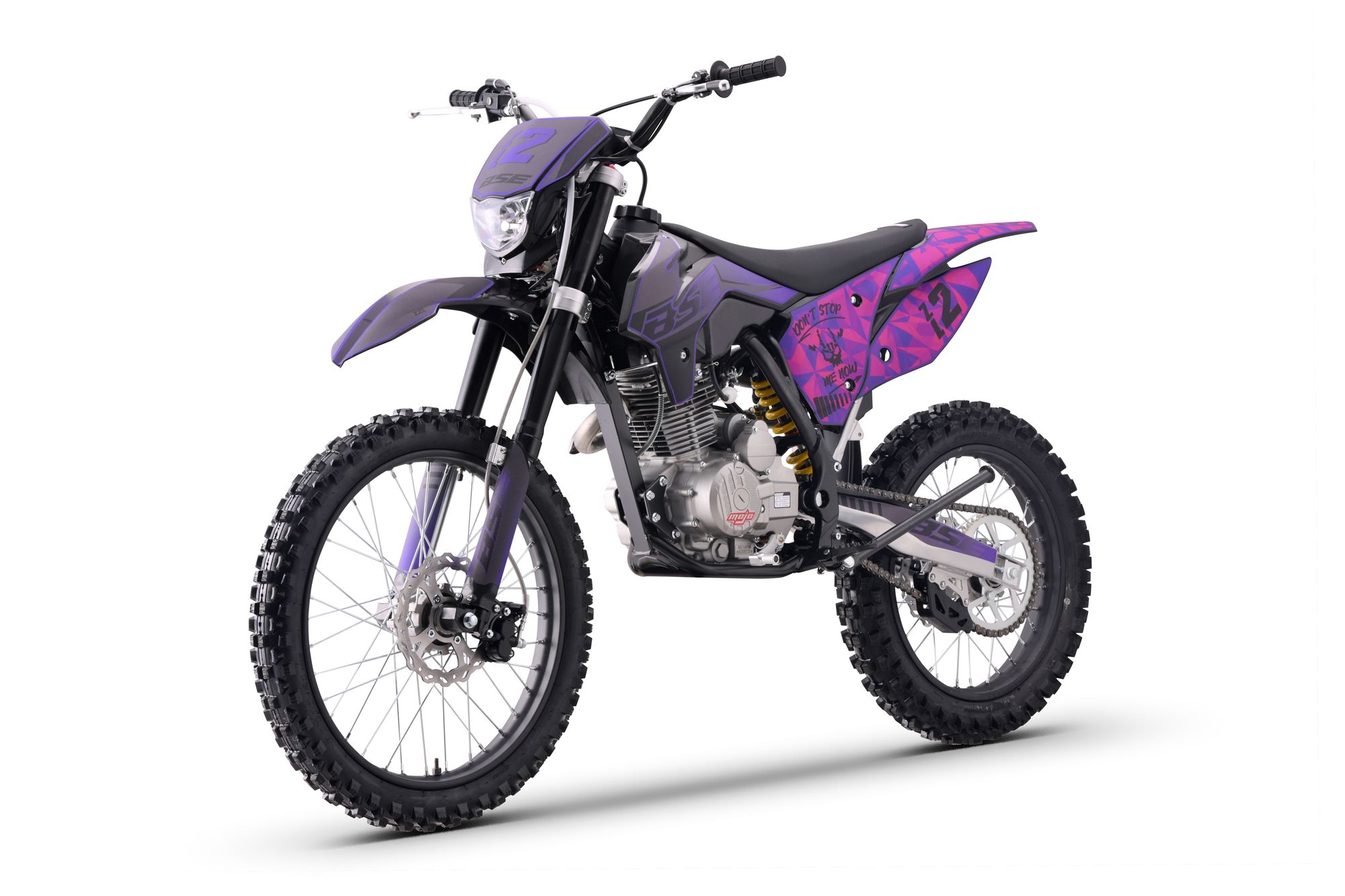 Эндуро / кроссовый мотоцикл BSE Z2 L 21\18 Split Purple