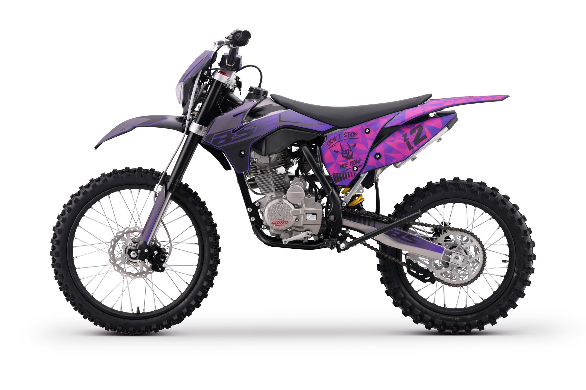 Эндуро / кроссовый мотоцикл BSE Z2 L 21\18 Split Purple