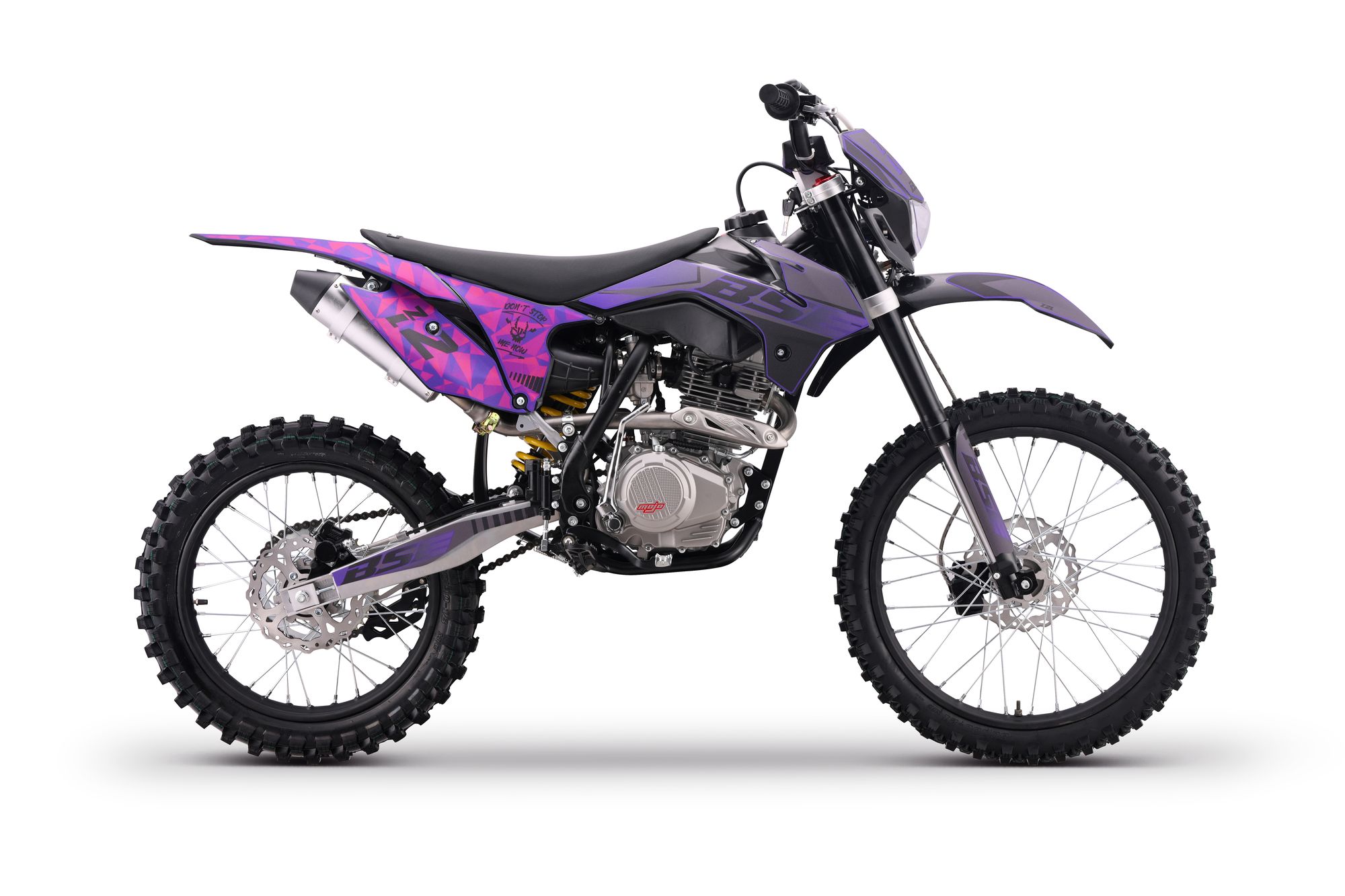 Эндуро / кроссовый мотоцикл BSE Z2 L 21\18 Split Purple