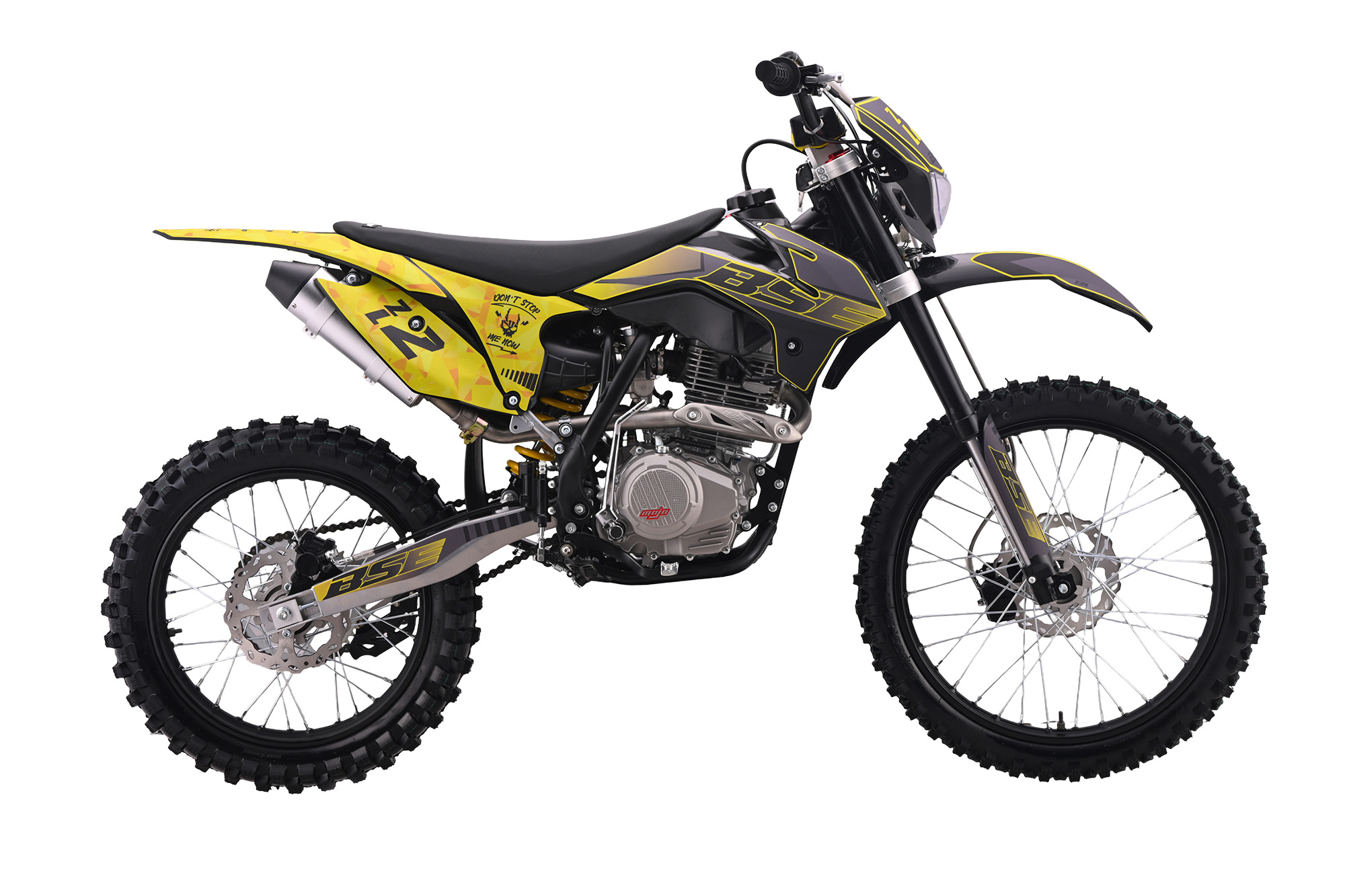 Эндуро / кроссовый мотоцикл BSE Z2 L 21\18 Split Yellow