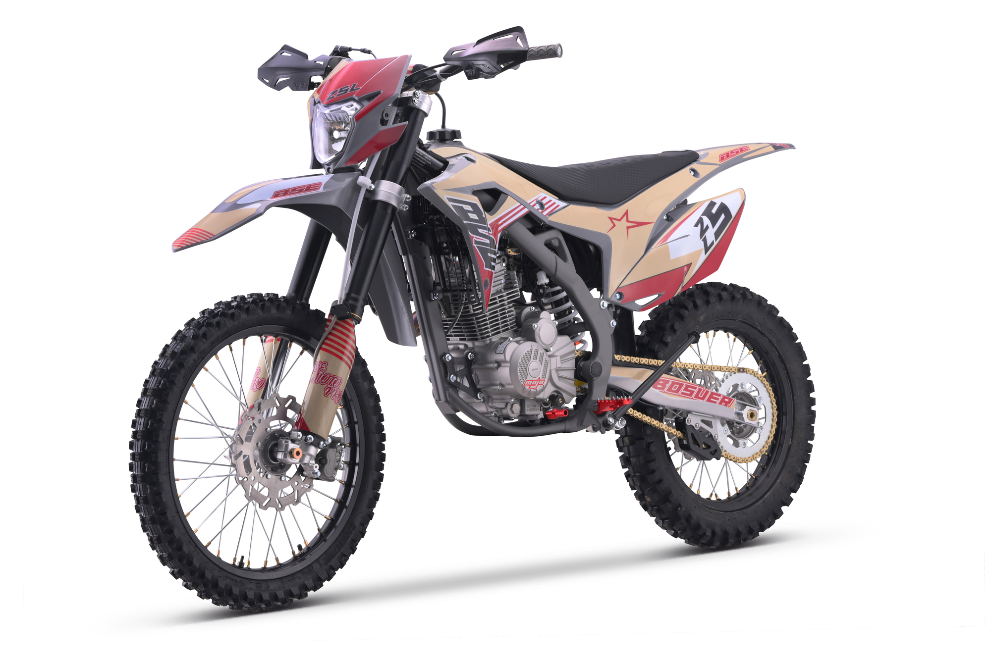 Эндуро / кроссовый мотоцикл BSE Z5 L Brown Volcano
