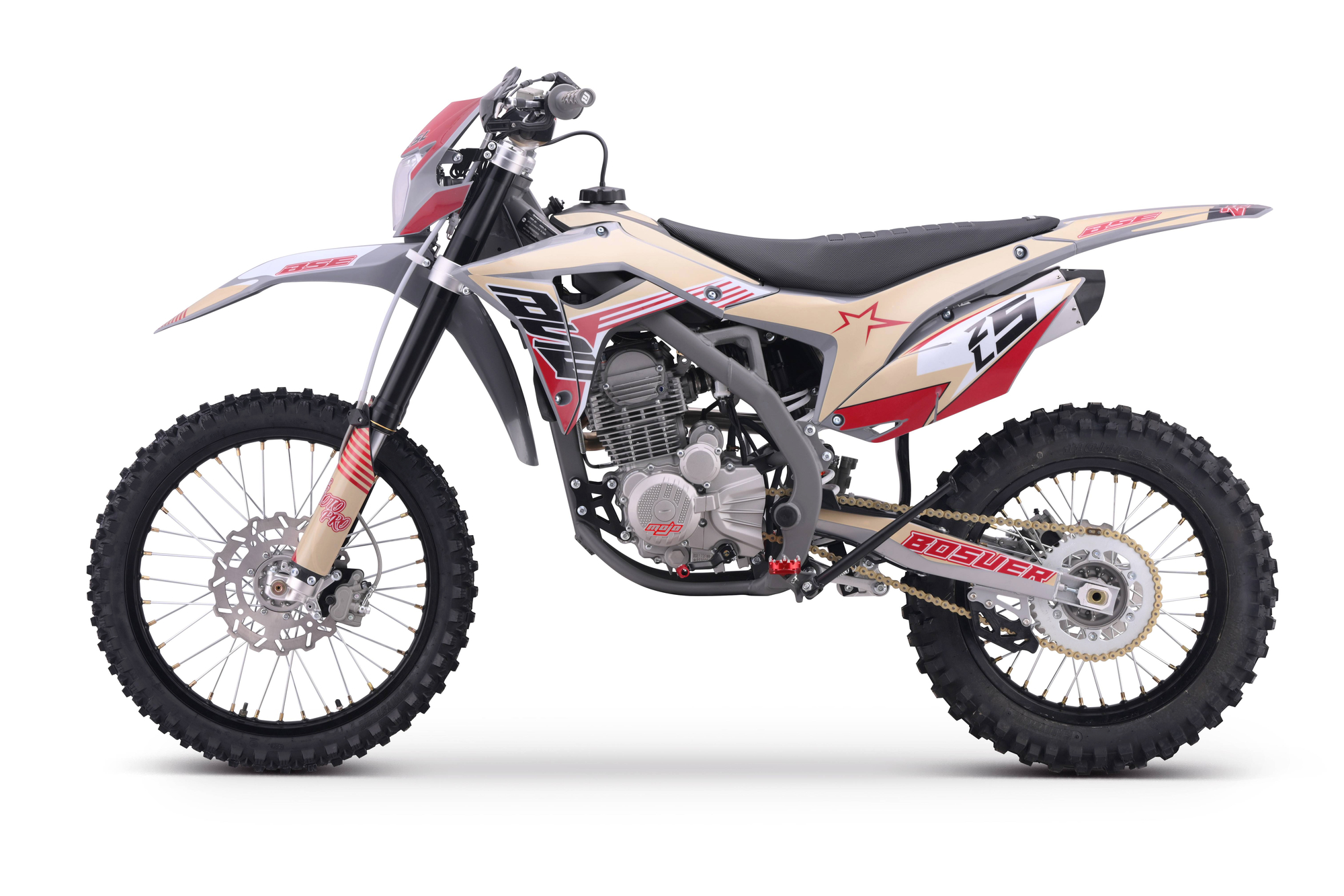 Эндуро / кроссовый мотоцикл BSE Z5 L Brown Volcano