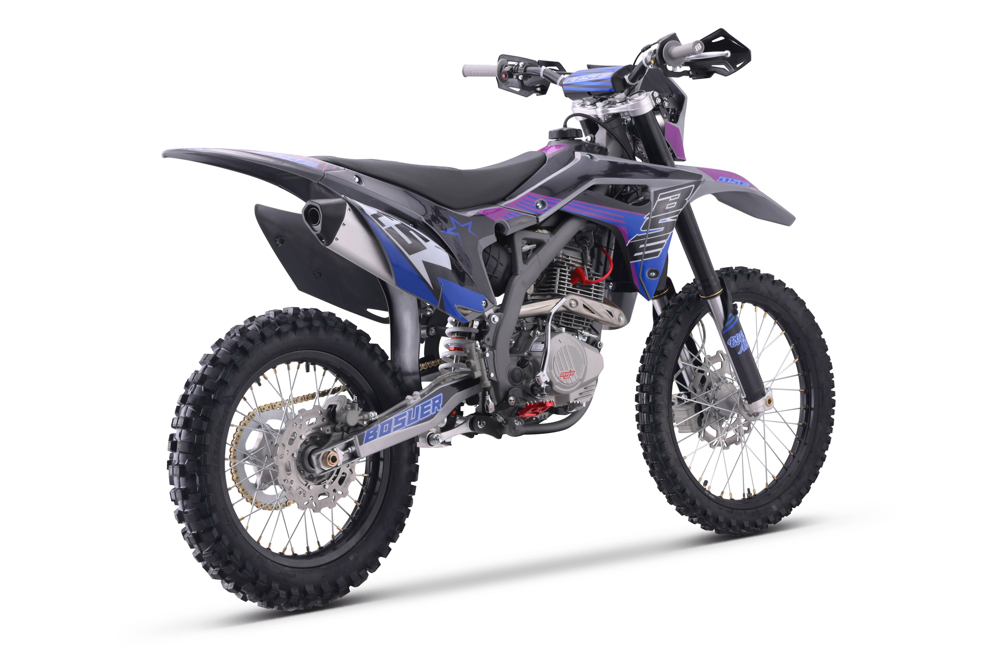Эндуро / кроссовый мотоцикл BSE Z5 L Purple Volcano