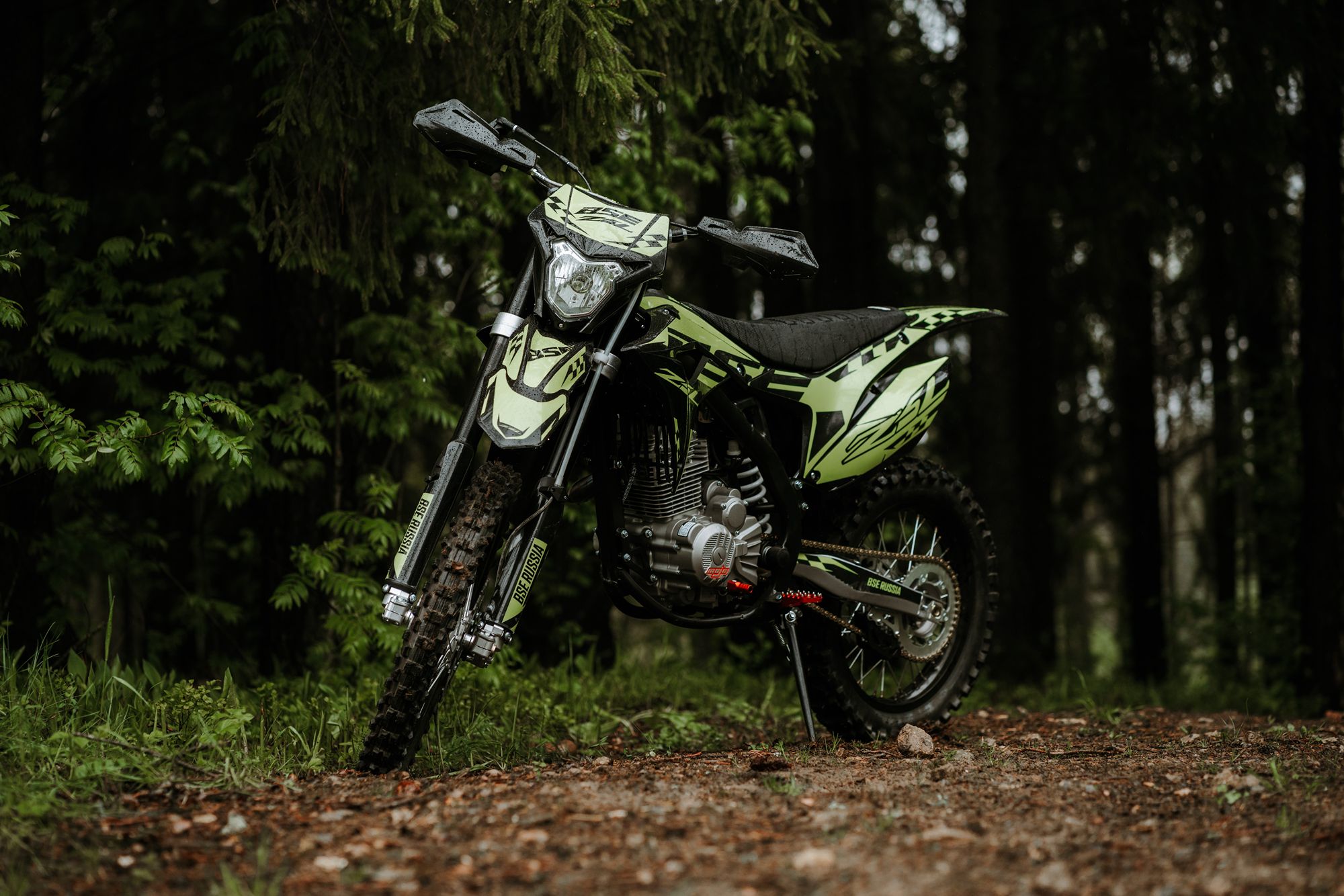 Эндуро / кроссовый мотоцикл BSE Z5 L Yellow Black