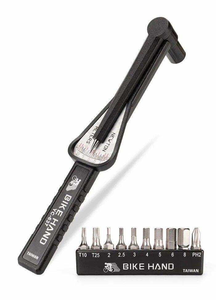 Ключ динамометрический Bike Hand YC-637+BITS