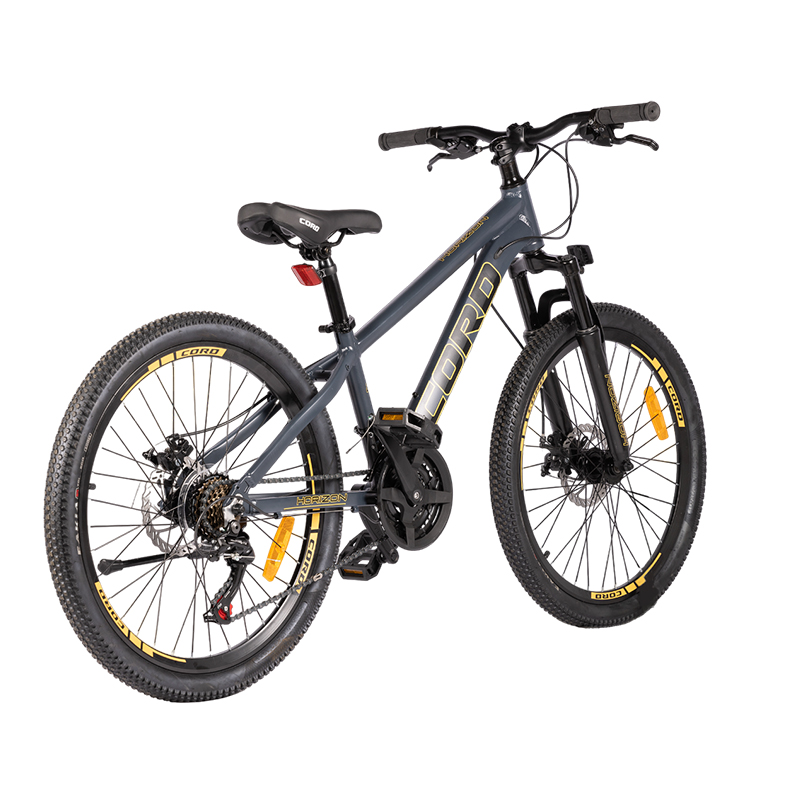 Велосипед CORD "Horizon" 24", Серый Матовый, дисковые тормоза