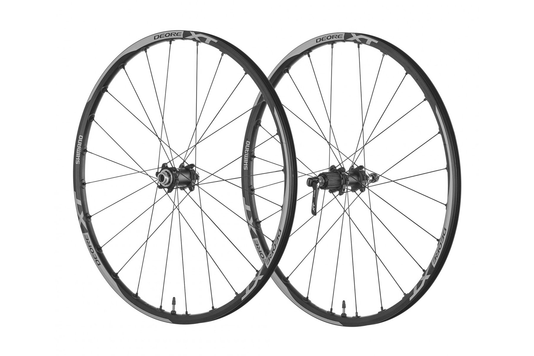 Комплект колес Shimano XT M785, 26", 100 мм, 133 мм, 9 мм (QR), Диск. (center lock), кассета 8/9 ск.