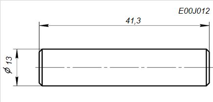 Палец поршневой BSE 153FMI
