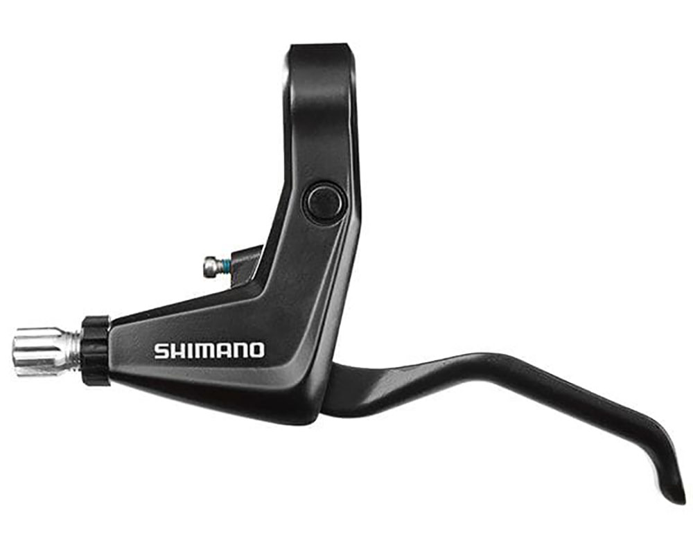 Тормозная ручка Shimano Alivio, T4000, лев, черный, v-br под 2 пал.