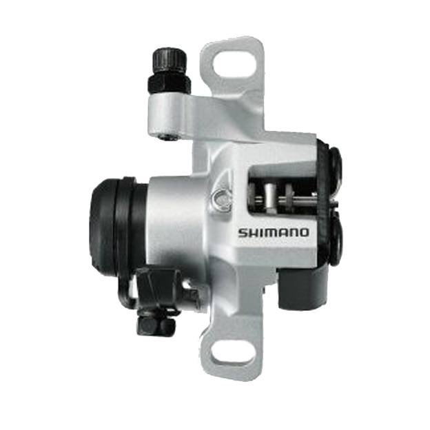 Калипер механический Shimano, BR-M375, пер. или задн., пласт. кол, post m. Серебро