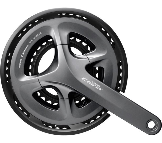 Система Shimano Claris R2030, 170мм, интегрированный вал, 8ск., с защитой, 50/39/30T