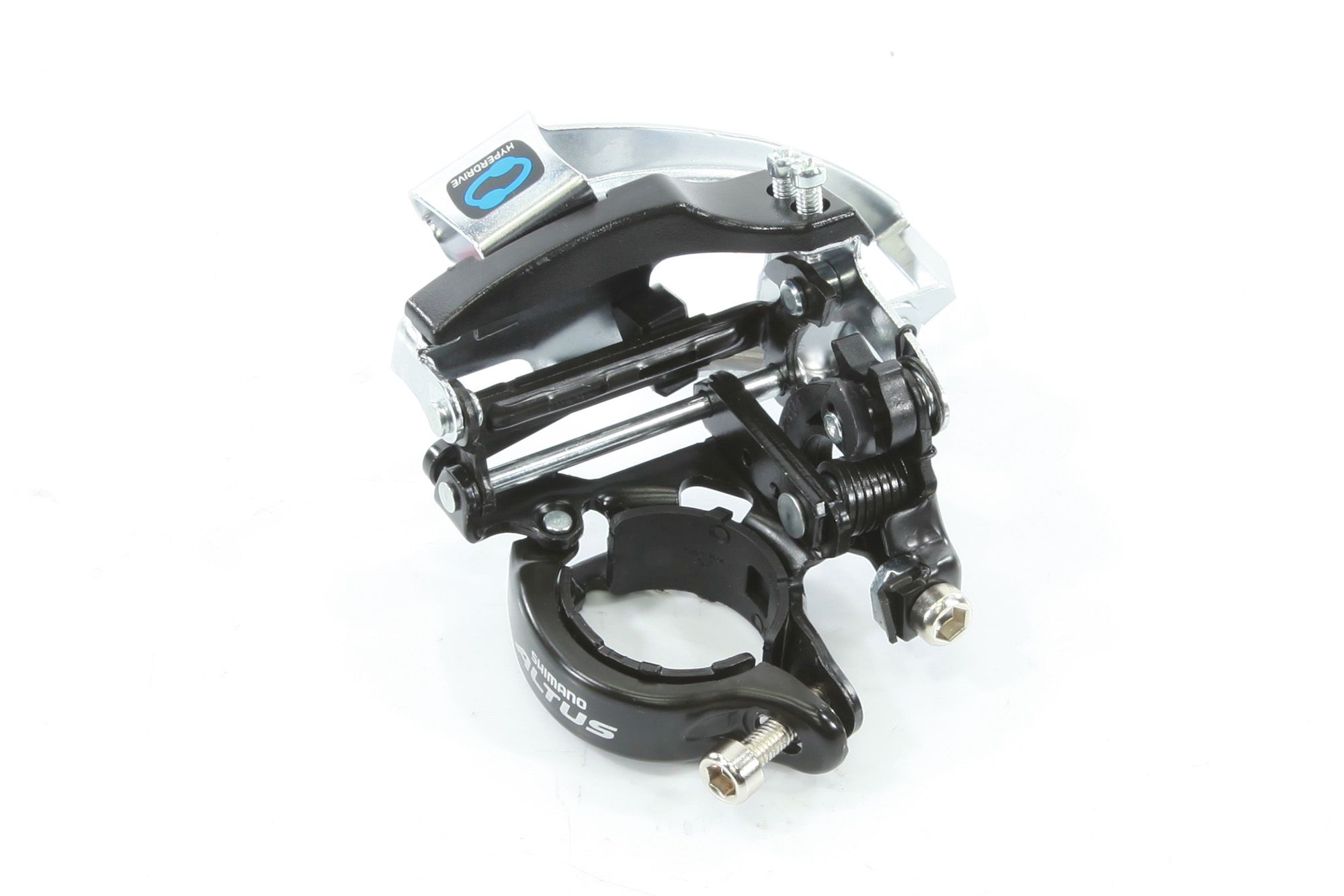 Переключатель передний Shimano Altus, M310, ун. тяга, ун. хомут, уг.:66-69