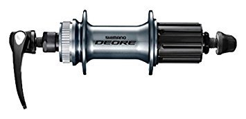 Втулка задняя Shimano Deore, M6000, 32 отв, 8/9/10ск, C.Lock, QR, с пыльником, сереброро