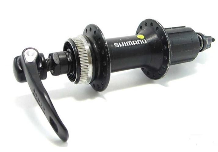 Втулка задняя Shimano, RM35, 36 отв, 8/9ск, QR, C.Lock, черный