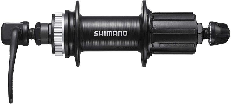 Втулка задняя Shimano TY505, 32отв., 7ск., C.Lock, OLD:135мм,QR:166мм, черный