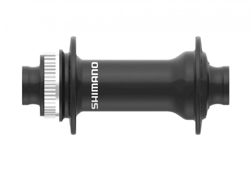 Втулка передняя Shimano MT410, 32 отв, Center Lock, под ось 15мм(без оси), OLD 100мм, цв. черный
