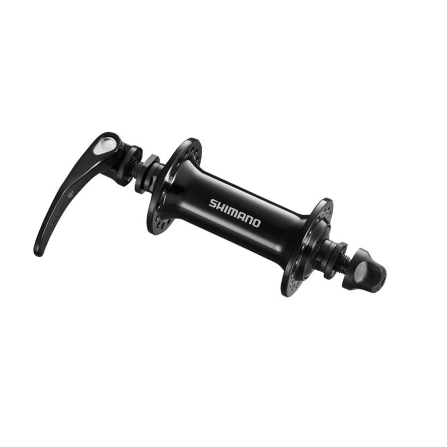 Втулка передняя Shimano RS300, 32 отв, QR 129мм, черный