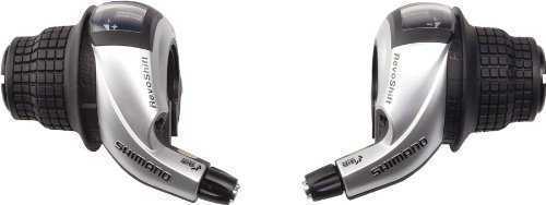 Шифтер Shimano Tourney, RS45, лев/пр, 3x8ск, тр.+оплетк